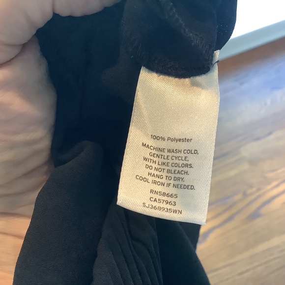 Sejour Women's Sleeveless Black Shell Tank Top with Pleats Size 18W - Picture 7 of 7